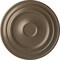 Ekena Millwork Giana Ceiling Medallion (Fits Canopies up to 7 7/8"), Hand-Painted Warm Silver, 32 5/8"OD x 1 1/2"P CM32GIWSS - alternate 1